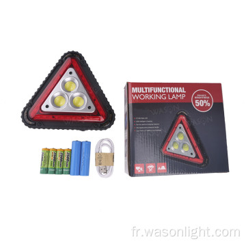 Lumière d&#39;avertissement de triangle de lumière d&#39;inondation LED étanche portable